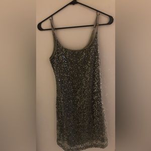 Mini sequence dress